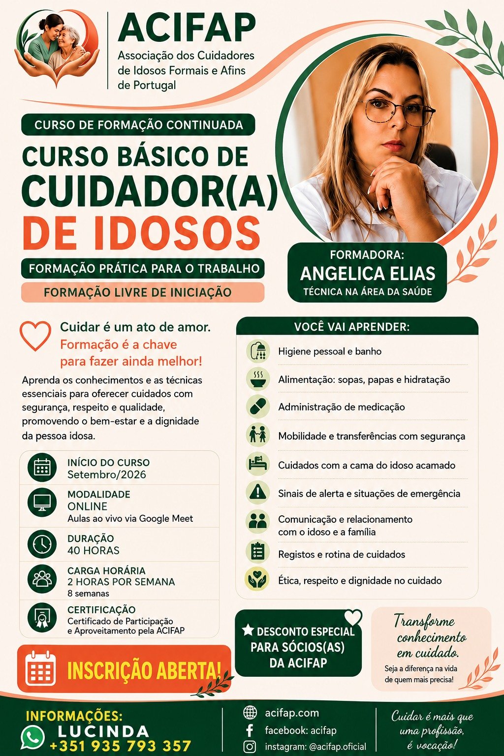 Curso Básico de Cuidados à Pessoa Idosa